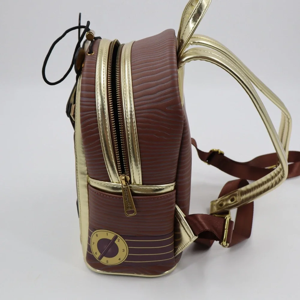 Loungefly‎ Toy Story Woody's Roundup Mini Backpack Womens OS Brown Gold Moveable